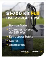 Sistema de bombeo solas loretz S1-700 - Imagen 5