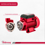 Bomba De Agua Periferica Motorarg Pf 100 M 1 Hp Eleva 55 M - Imagen 5