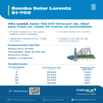 Sistema de bombeo solas loretz S1-700 - Imagen 4