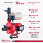 Bomba Agua Presurizadora Motorarg Tip Pres 20 0.75 Hp - Imagen 2