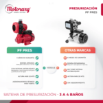 Bomba Agua Presurizadora Motorarg Pf Pres 0.5 Hp - Imagen 3