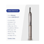 Bomba Sumergible Pozo Motorarg Sub4 200 M 2hp 110mts 4pulg - Imagen 2