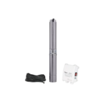 Bomba Sumergible Motorarg Sub4 100 Tablero + 40 Mts De Cable Color Gris oscuro