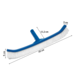 Cepillo Curvo Para Piscinas Y Piletas Marca Vulcano De 45 Cm