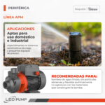 Bomba periférica Leo  Apm 110 1.5 Hp - Imagen 5