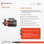 Bomba periférica Leo  Apm 110 1.5 Hp - Imagen 3