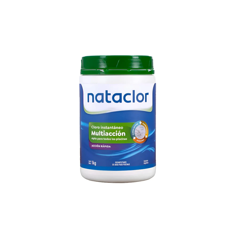 cloro tripleaccion 1 kg Cloro Instantáneo Multiacción Dicloro De 1 Kilo Nataclor Agregar a favoritos $ 24.492 - Imagen 1